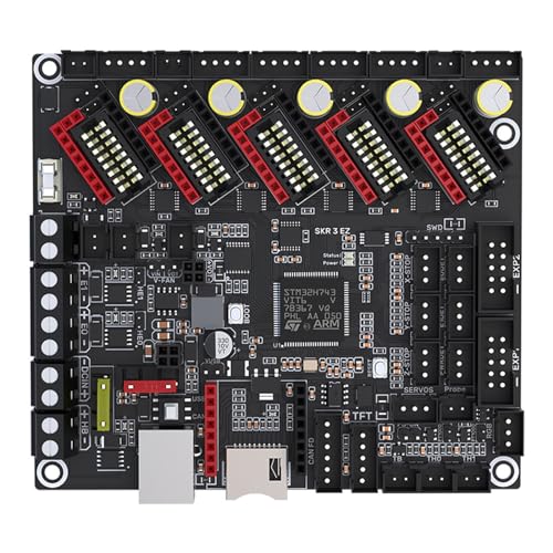 Miaelle SKR 3 Mainboard Für 3D Drucker 48V Hochgeschwindigkeitsdruckunterstützung Marlin Klipper Firmware Kompatibel EZ2209 TMC5160 Resume Druckfunktion von Miaelle