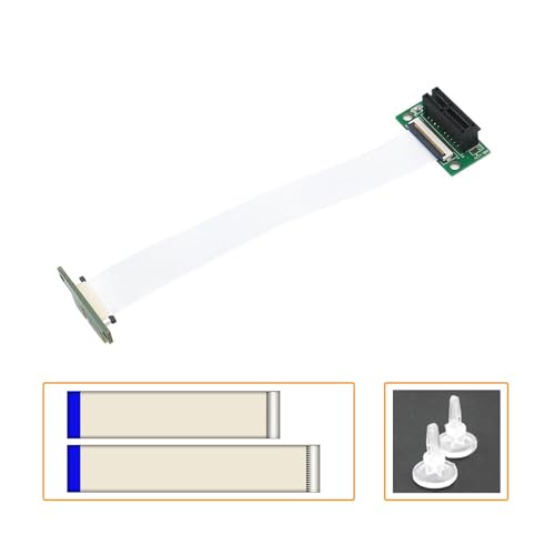 Miaelle Verlängerungskabel Für PCIe Auf 36Pin 1X Extender Vergoldeter Header LED Anzeige Der Effizienz Ihres Computers Vergoldeter Header von Miaelle