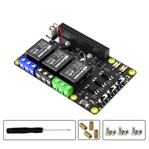 Power RelayBoard Erweiterungsmodul Mit Lüfter Für RPi A+ 3A+ B+ 2B 3B 3B+ 4B Verbessert Die Geräteleistung. Erweiterungsmodul von Miaelle