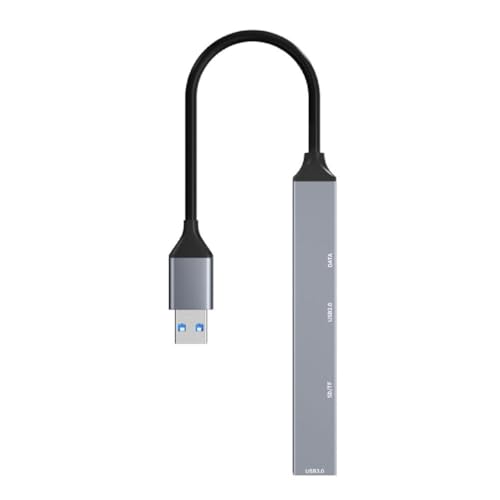 USB Hub Aus Aluminiumlegierung Für 5-in-1-Typ C Daten + USB 2.0/3.0 + Kartenleser Für Laptops Und Desktops. USB Hub Mit Kartenleser von Miaelle