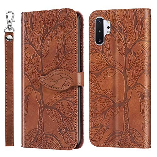 Miagon Prägung Lederhülle für Samsung Galaxy Note 10 Plus,Handyhülle Tasche Brieftasche Hülle Bookstyle Schutzhülle Flip Case Cover Klapphülle Kartenfächer,Baum Braun Miagon Prägung Lederhülle für Samsung Galaxy Note 10 Plus,Handyhülle Tasche Brieftasche Hülle Bookstyle Schutzhülle Flip Case Cover Klapphülle Kartenfächer,Baum Braun von Miagon