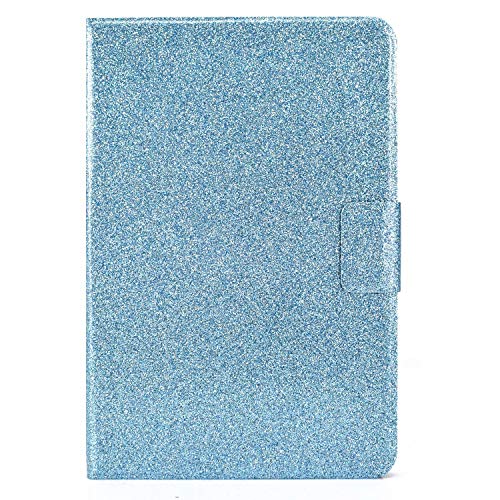 Miagon für Kindle Fire HD 7 {7 Zoll} 2019/2017/2015 Glitzer Hülle,Schutzhülle mit Magnetisch PU Leder Flip Stand Cover,Blau von Miagon
