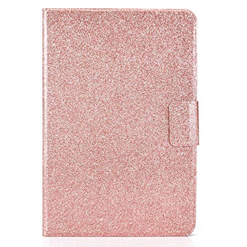 Miagon für iPad 10.2 2019/ iPad Pro 10.5/ iPad Air 3 Glitzer Hülle,Schutzhülle mit Magnetisch Auto-Einschlaf/Aufwach PU Leder Smart Flip Stand Cover,Roségold von Miagon