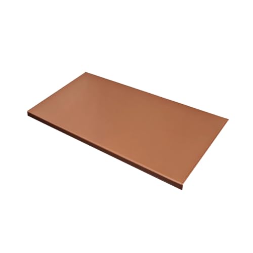 Multifunktionale Weich Schreibtischunterlage, PU-Leder glattes Schreibmatte für Büro/Laptop, Wasserdicht L-förmigem Mauspad (Braun,70x40cm) von Miaogoo
