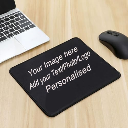 Personalisierbares benutzerdefiniertes Mauspad mit Foto/Text/Bild/Name, Büro, Zuhause, rutschfeste Schreibtischunterlage, PC, Laptop, Computer, Mauspad (80 x 40 x 0,3 cm) von Miaogoo