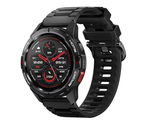 Mibro GS Active Smartwatch GPS Damen Herren 1,3" AMOLED, 150+ Sportmodi Sportuhr 5ATM Wasserdicht, Fitnessuhr Herzfrequenz Schlafmonitor Schrittzähler SpO2 für iOS Android von Mibro