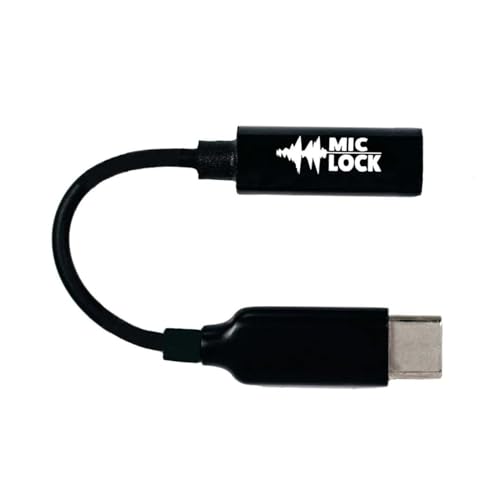 Mic-Lock USB C mit SoundPass – Mikrofon-Audio- und Datensicherheit – Sichtschutz für Laptops, Smartphones, Tablets und Computer (Einzelpackung) von Mic-Lock