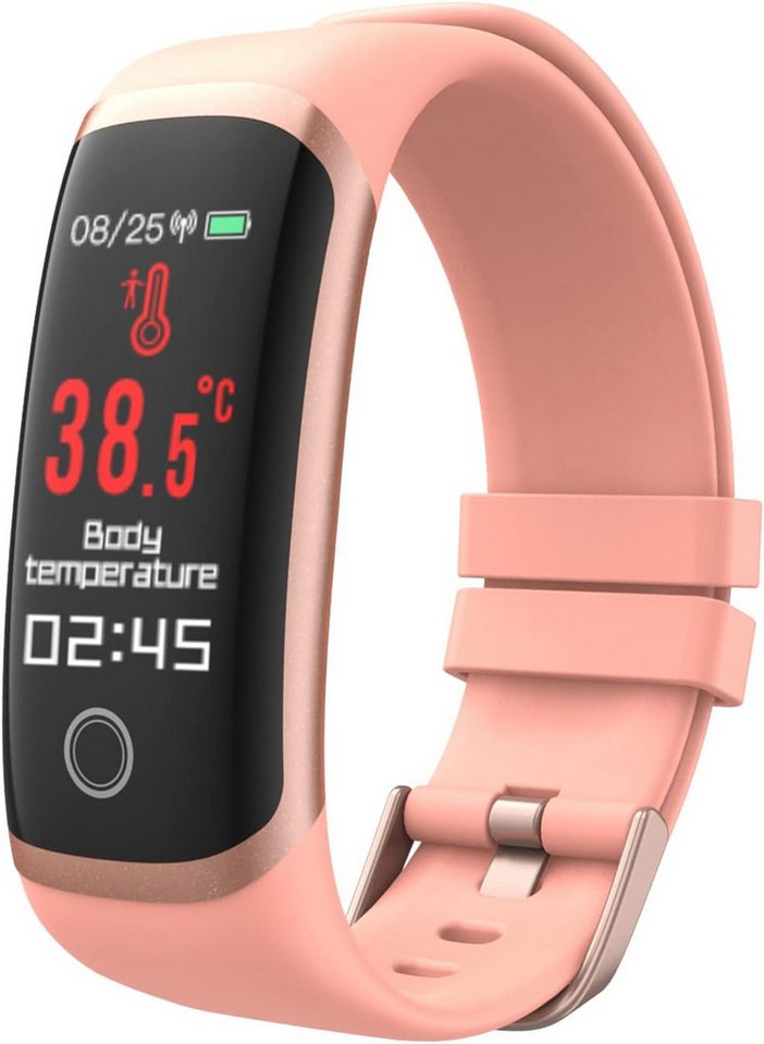 MicLee Fur Damen Herren mit Pulsmesser Fitness Tracker Smartwatch (0.96 Zoll, Andriod iOS), Mit Wasserdicht IP67 Aktivitätstracker Schrittzähler Sport Pulsuhren von MicLee