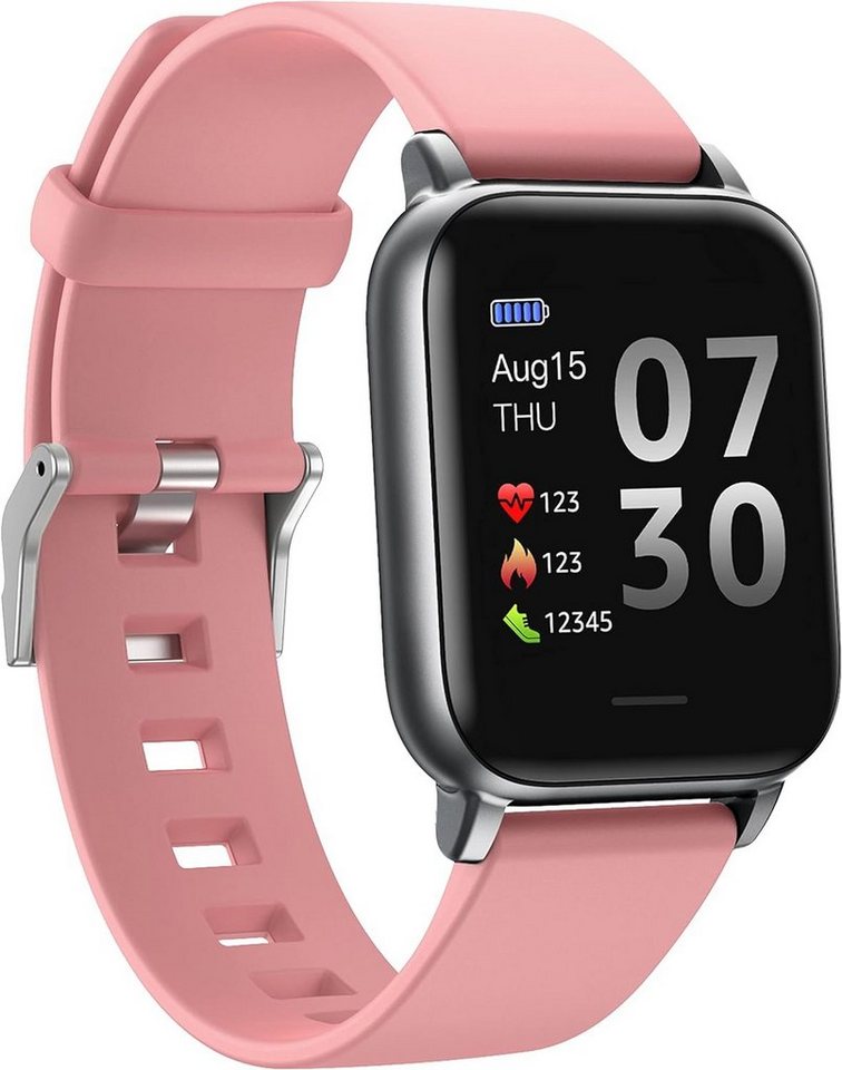 MicLee Smartwatch (1,3 Zoll, Android iOS), Armband Wasserdicht IP68 Farbbildschirm Fitness Uhr 16 Trainingsmodi von MicLee