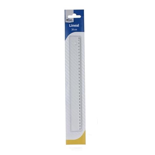 Lineal - 30 cm - transparent von Mica College