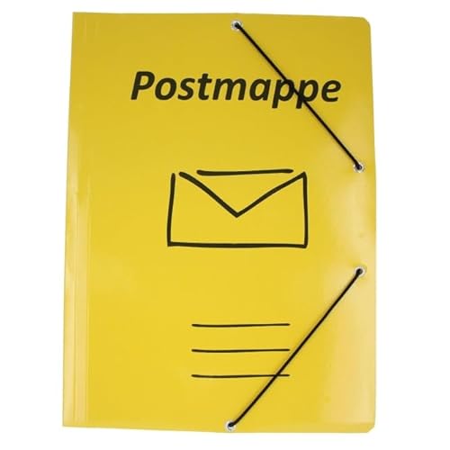 Mica College - Postmappe - Eckspanner DIN A4 - in gelb von Mica College