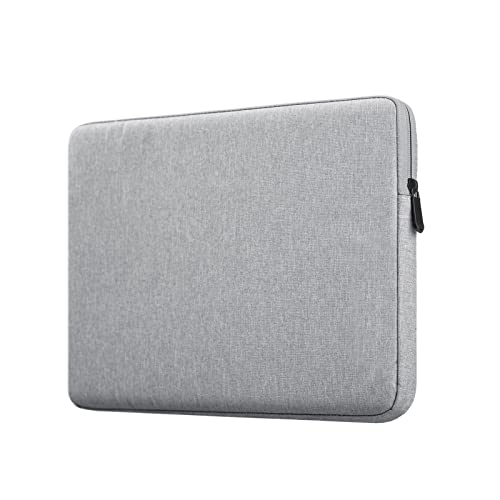 MicaYoung 13 Zoll Laptop Hülle Tasche Schutzhülle Kompatibel mit 14" MacBook Pro M1/13 MacBook Pro M2 M1 A2338 A2251 A2289/MacBook Air M2 A2681/M1 A2179 A2337/Chromebook/Notebook, Hell Grau von MicaYoung