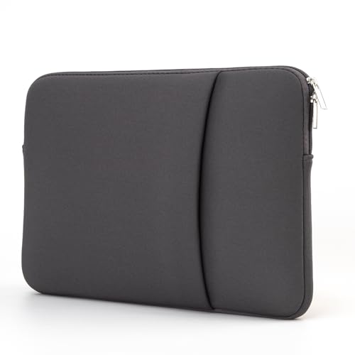 MicaYoung 13 Zoll Laptop Hülle Tasche Schutzhülle Kompatibel mit MacBook Pro 13" M2 2022/M1 A2338 A2251 A2289 A2159 A1989 A1708/MacBook Air 13" M2 A2681/M1 A1932 A2179 A2337, Grau von MicaYoung