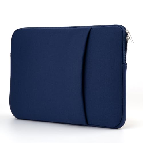 MicaYoung 13.3 Zoll Laptop Hülle Tasche Schutzhülle Kompatibel mit MacBook Pro 14" M1 A2442 2021/MacBook Pro 13" A1425 A1502 A1278 2012-2015/MacBook Air 13" A1369 A1466 2012-2017, Navy Blau von MicaYoung