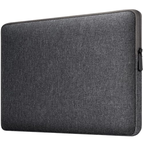MicaYoung 15 Zoll Laptop Hülle Tasche Schutzhülle Wasserdicht Laptophülle Kompatibel mit 2016-2019 15,4" MacBook Pro A1707 A1990/15 Surface Laptop 3 4/Samsung Notebook 9 Pro, Dunkel Grau von MicaYoung