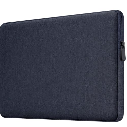 MicaYoung 16 Zoll Laptop Hülle Tasche Schutzhülle Kompatibel mit 16" MacBook Pro/Max M1 A2485 A2141 2021-2019, Wasserdicht Stoßfeste Laptop Sleeve Notebook Laptophülle, Navy Blau von MicaYoung