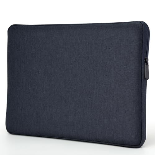 MicaYoung 16 Zoll Laptop Hülle Tasche Schutzhülle Kompatibel mit 16" MacBook Pro/Max M1 A2485 A2141 2021-2019, Wasserdicht Stoßfeste Laptop Sleeve Notebook Laptophülle, Navy Blau von MicaYoung