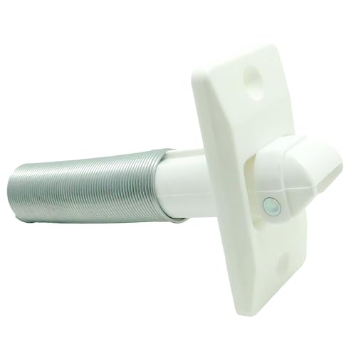 MICEL - 92684 Führungsschiene für Rollläden, mit Feder, effizienter Verschluss für Rollläden, für Bänder von 14 und 18 mm, Polyamid, weißes Finish, 13 x 24 x 13 mm von Micel