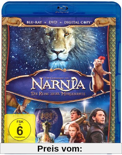Die Chroniken von Narnia: Die Reise auf der Morgenröte (+ DVD + Digital Copy) [Blu-ray] von Michael Apted