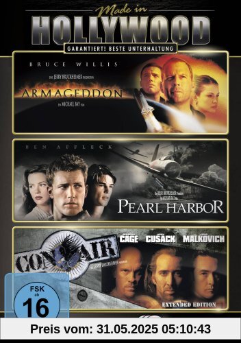 Made in Hollywood: Armageddon - Das jüngste Gericht / Pearl Harbor / Con Air [3 DVDs] von Michael Bay