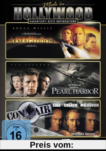 Made in Hollywood: Armageddon - Das jüngste Gericht / Pearl Harbor / Con Air [3 DVDs] von Michael Bay