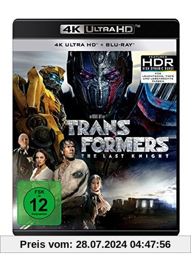 Transformers 5 - The Last Knight  (4K Ultra HD) (+ Blu-ray) (+ Bonus-Disc) von Michael Bay