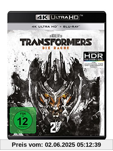 Transformers - Die Rache (4K Ultra HD) (+ Blu-ray 2D) von Michael Bay