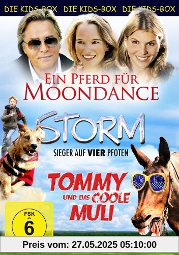 Die Kids-Box 2: Ein Pferd für Moondance, Storm - Sieger auf vier Pfoten, Tommy und das coole Muli [3 DVDs] von Michael Damian