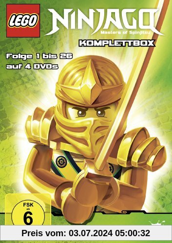 Lego Ninjago Komplettbox, Folge 1-26 [4 DVDs] von Michael Hegner