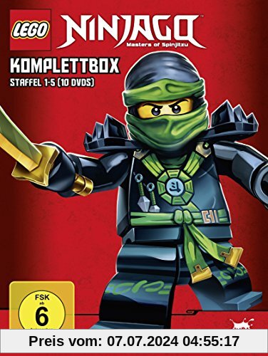 Lego Ninjago Komplettbox - Staffel 1-5 [10 DVDs] von Michael Hegner