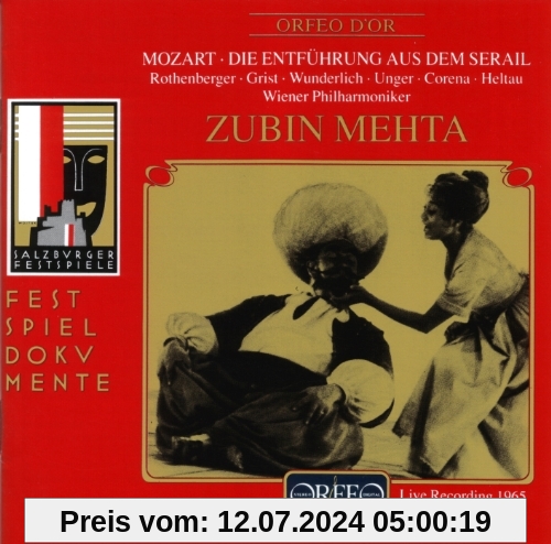 Mozart: Die Entführung aus dem Serail (Gesamtaufnahme) Aufnahme Live Salzburg 1965) von Michael Heltau