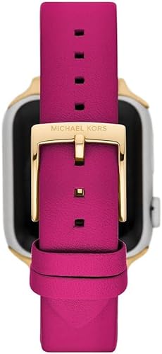 Michael Kors Uhr für Frauen Bands für Apple Watch Uhrwerk Gehäusegröße mit einem Lederarmband MKS8061E von Michael Kors