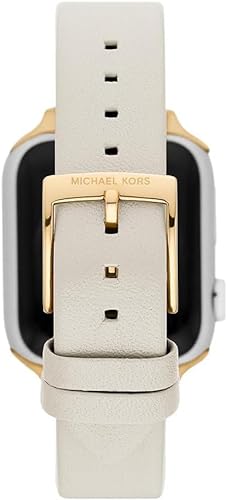 Michael Kors Watch für Frauen Bands für Apple Watch Uhrwerk Gehäusegröße mit einem Lederarmband MKS8060E von Michael Kors