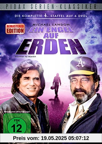 Ein Engel auf Erden - Staffel 4 (Highway To Heaven) - Remastered-Edition / Die komplette 4. Staffel der Kult-Serie mit Michael Landon (Pidax Serien-Klassiker) [6 DVDs] von Michael Landon