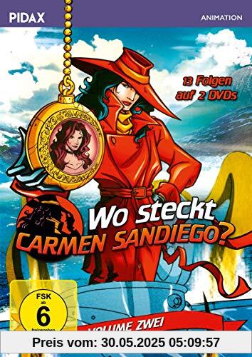 Wo steckt Carmen Sandiego?, Vol. 2 / Weitere 13 Folgen der preisgekrönten Zeichentrickserie zum Mitraten (Pidax Animation) [2 DVDs] von Michael Maliani