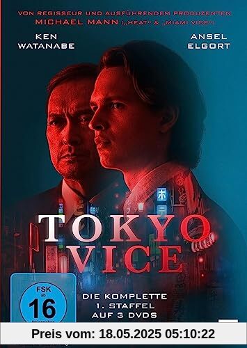 Tokyo Vice, Staffel 1 / Die ersten 8 Folgen der Noir-Krimiserie [3 DVDs] von Michael Mann