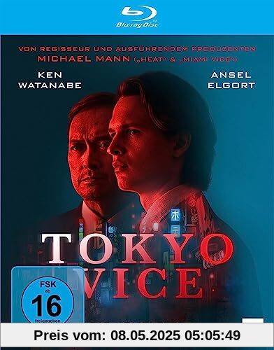Tokyo Vice, Staffel 1 / Die ersten 8 Folgen der Noir-Krimiserie [Blu-ray] von Michael Mann