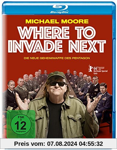 Where to Invade Next [Blu-ray] von Michael Moore