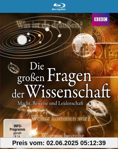 Die großen Fragen der Wissenschaft - Macht, Beweise und Leidenschaft [Blu-ray] von Michael Mosley