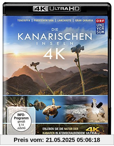 Die Kanarischen Inseln (4K Ultra HD) Teneriffa l Gran Canaria l Lanzarote l Fuerteventura l La Gomera l La Palma l El Hierro [Blu-ray] von Michael Schlamberger