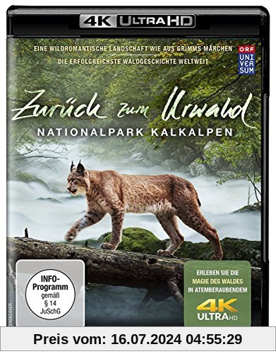 Zurück zum Urwald - Der Nationalpark Kalkalpen 4K (UHD Ultra HD Blu-ray) von Michael Schlamberger