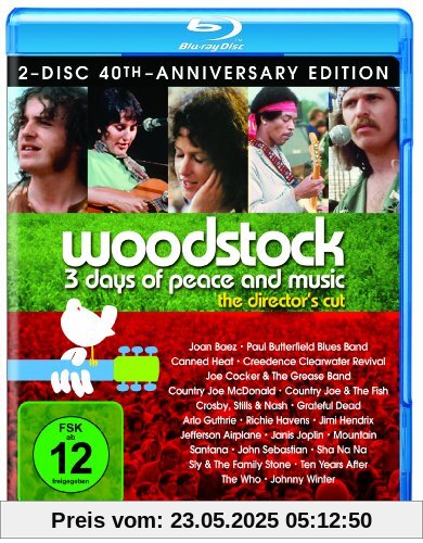 Woodstock  - 40th Anniversary Edition [Blu-ray] [Director's Cut] von Michael Wadleigh