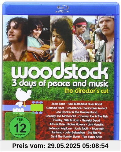 Woodstock [Blu-ray] [Director's Cut] von Michael Wadleigh