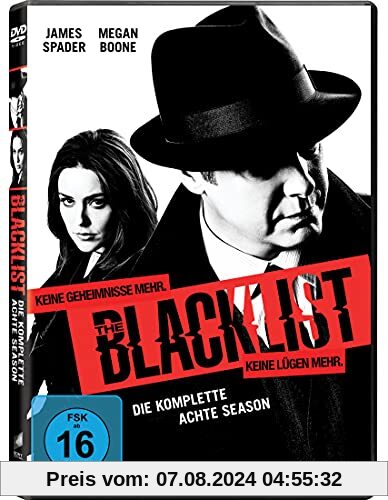 The Blacklist - Die komplette achte Season [6 DVDs] von Michael Watkins