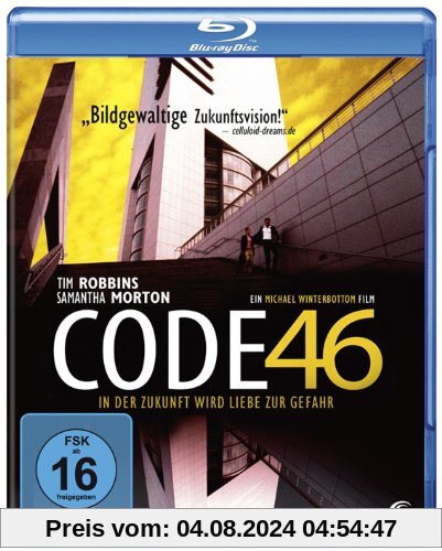 Code 46 - In der Zukunft wird Liebe zur Gefahr [Blu-ray] von Michael Winterbottom