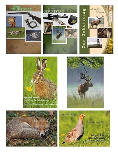 Michel-Verlag 14er Set Premium Grußkarten JAGD NATUR WILDLIFE Glückwunschkarten mit/ohne Text für Jäger, Jagdfreunde. Klappkarten mit farbigen Briefumschlägen. Kartenformat 12 x 17cm. Made in Germany! Michel-Verlag 14er Set Premium Grußkarten JAGD NATUR WILDLIFE Glückwunschkarten mit/ohne Text für Jäger, Jagdfreunde. Klappkarten mit farbigen Briefumschlägen. Kartenformat 12 x 17cm. Made in Germany! von Michel Verlag