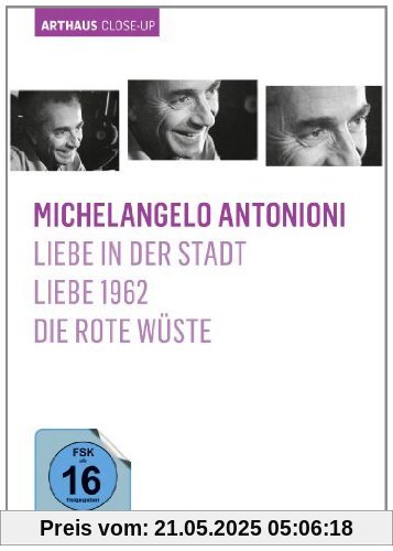 Michelangelo Antonioni - Arthaus Close-Up (Liebe in der Stadt / Liebe 1962 / Die rote Wüste) [3 DVDs] von Michelangelo Antonioni