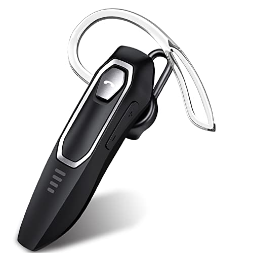 Bluetooth Headset Handy V5.0 mit Mikrofon, Unterdrückung von HD-Sprachgeräuschen, 30 Hrs Talking und 15 Tage Standby, integrierter 220-mAh-Akku, Handsfree Wireless Bluetooth kopfhörer für Business von Micool