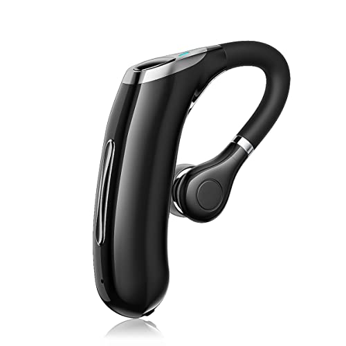 Micool Bluetooth Headset Handy, Geräuschunterdrückung Headset Bluetooth, Sprachassistent, Lange Gesprächszeit, Ultraleichter kabelloser Headset Bluetooth für Handy von Micool