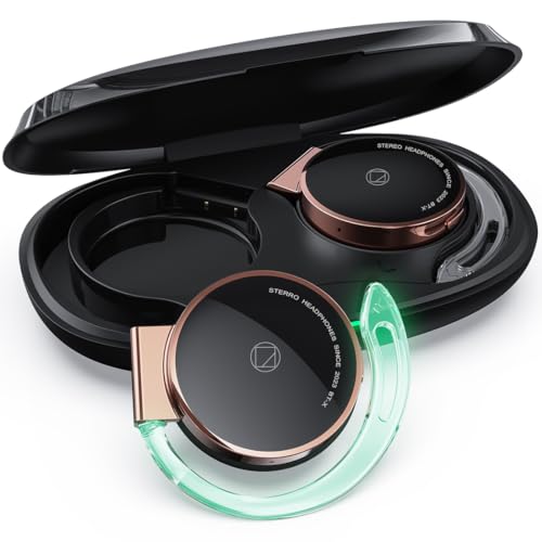 On Ear Kopfhörer Bluetooth V5.3, Open Ear Kopfhörer Kabellos Buetooth, Clip On Kopfhörer Sport Headset Bluetooth mit 4-Mikrofon, Comfort Fit Ohrhaken Ohrhörer von Micool